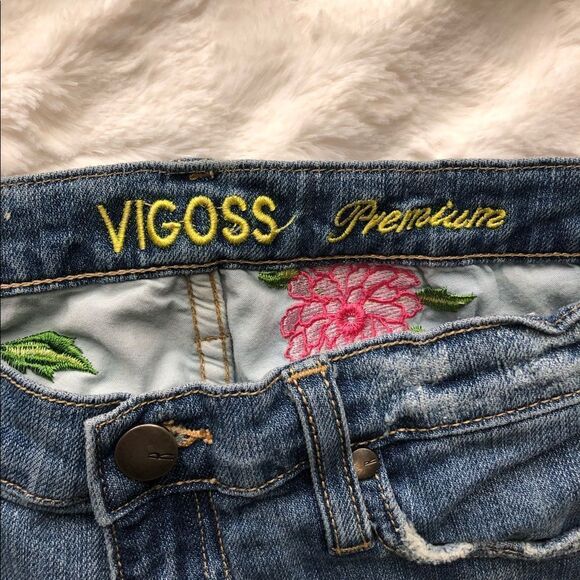 Vigoss Premium Bleach Splattered Jeans - Women’s 10 - Picture 8 of 9